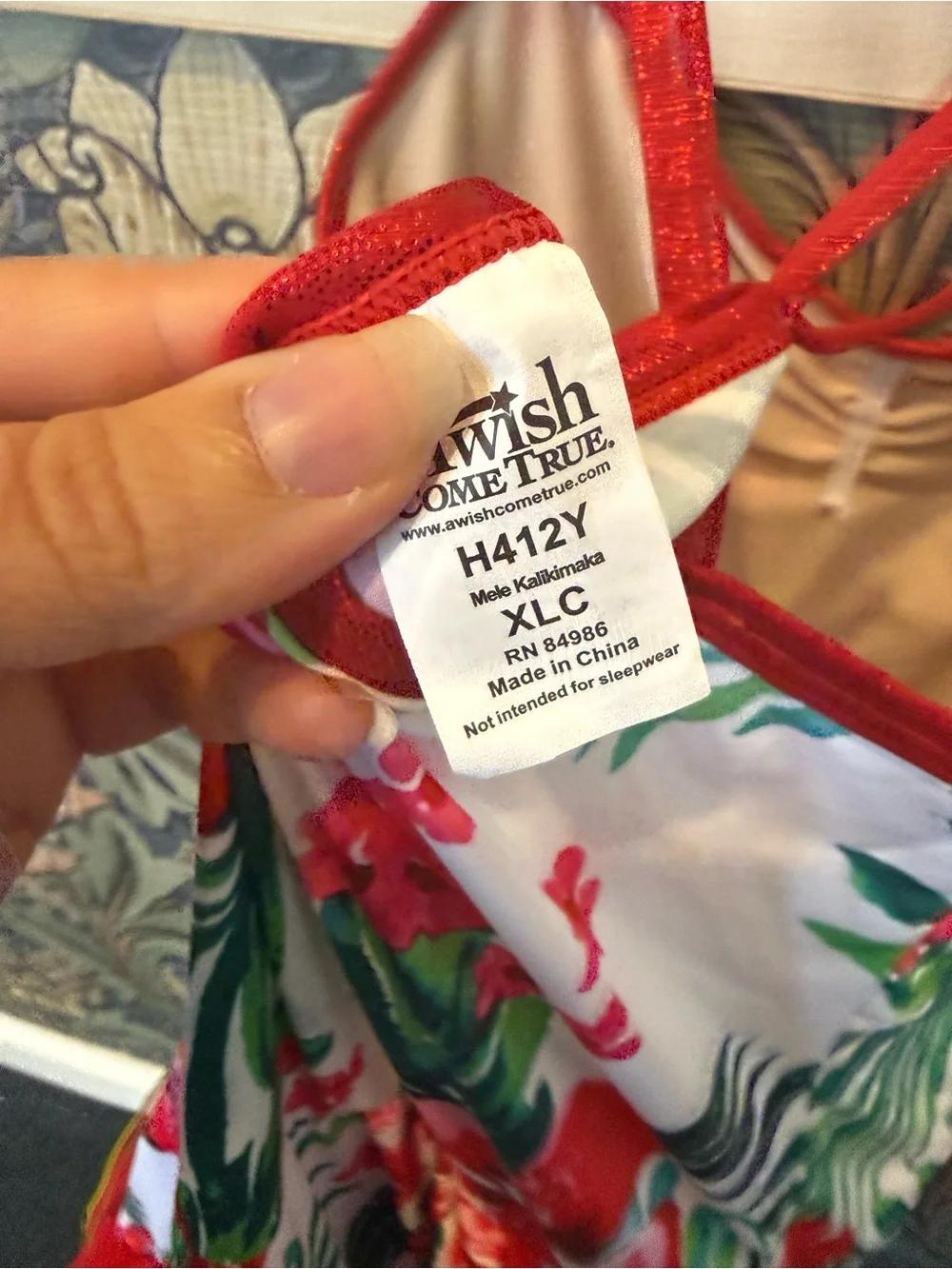 NEW! A Wish Come True Mele Kalikimaka dance costume Hawaiian
